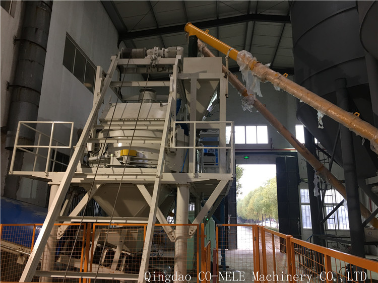 CO-NELE vertical planetary mixer for prefabricated wall panel production line in Argentina