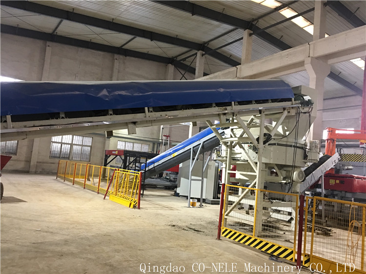 CO-NELE vertical planetary mixer for prefabricated wall panel production line in Argentina