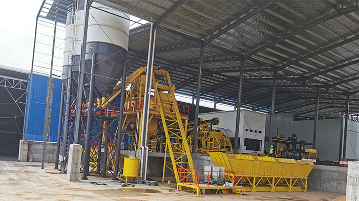 Planetary Concrete Mixer In Pavement Brick Production