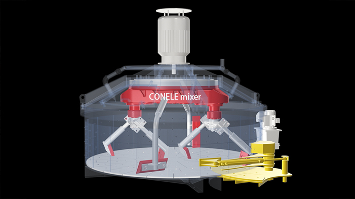 Planetary Concrete Mixers - CONELE UHPC mixer