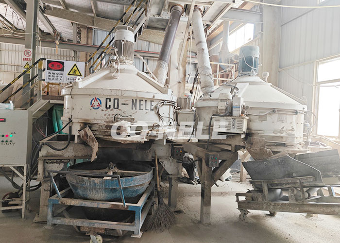 planetary refractory mixer