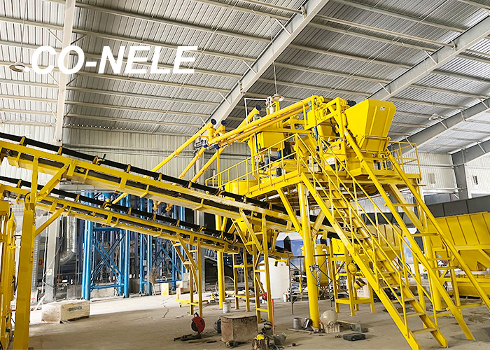 Brazilian brick factory Co-nele planetary mixer and Besser brick machine Brazilian brick factory Co-nele planetary mixer and Besser brick machine