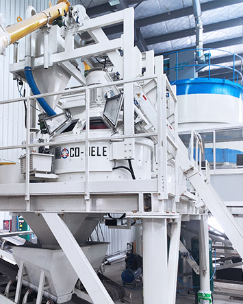 Planetary Concrete Mixing Plant for Curbstone Production