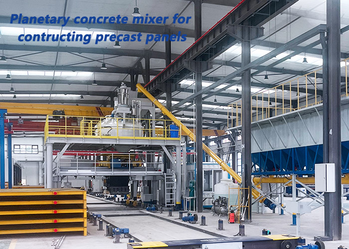 2000L Planetary Concrete Mixer for Precast Panels