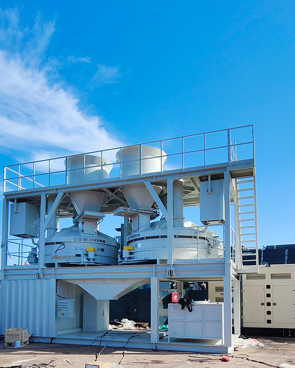 CO-NELE 2m³ Twin Planetary Mixer Offshore Vessel UHPC for Haiji Marine Project