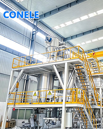 CO-NELE Planetary Refractory Mixer for Dry Mixing of Castable