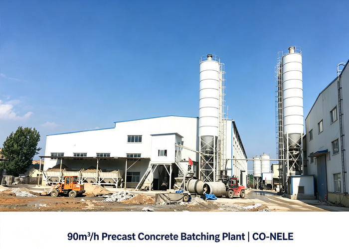 90m³/h precast segment concrete batching plan 90m³/h precast segment concrete batching plan