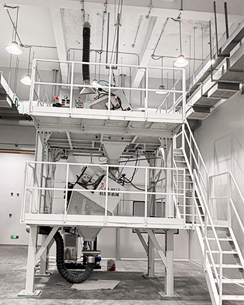 Polymer Material Mixing and Granulation Production Line: Two CONELE CR05 Granulators
