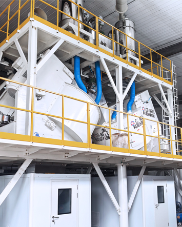 Two CR19 Adsorbent Granulator Create a Stable, Reliable Adsorbent Mixing Plant