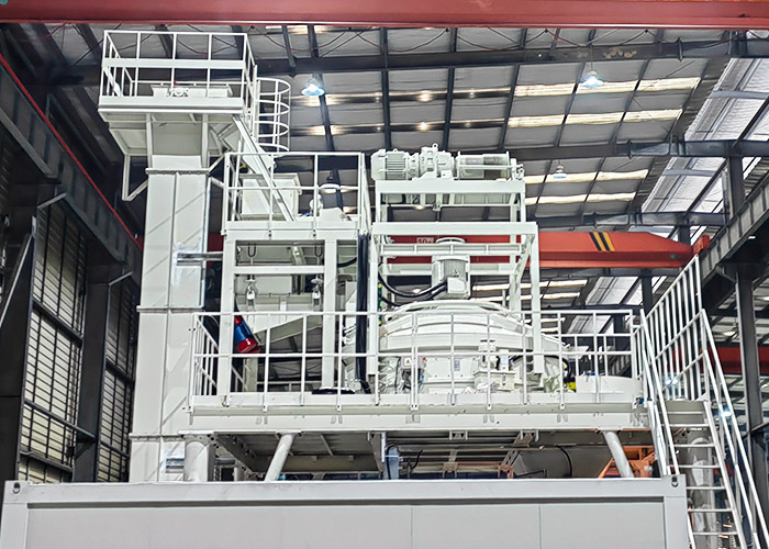 CO-NELE Planetary Concrete Mixing Plant for Civil Defense Blast-Resistant Doors