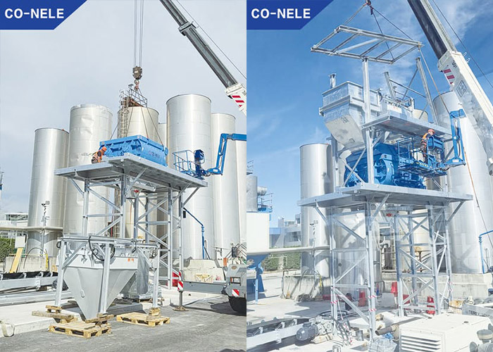 CO-NELE CHS2500 Twin-Shaft Concrete Mixer Commissioned in Italy